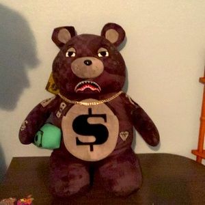 spray ground teddy bape backpack
